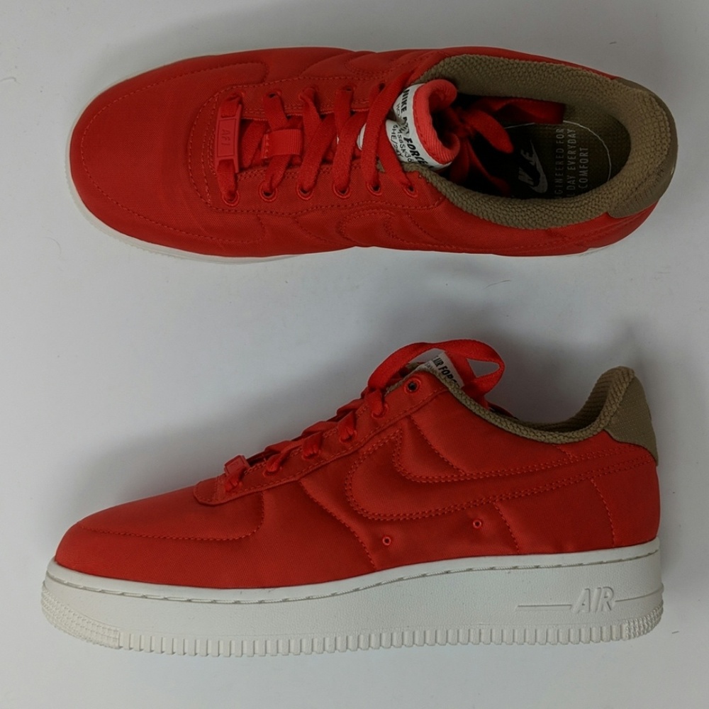 Nike Women's Air Force 1 '07 LX Red Shoes New